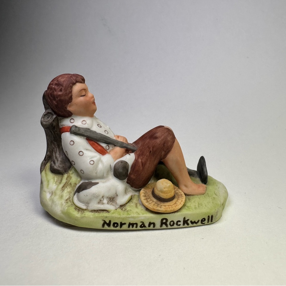 Norman Rockwell Lazybones Figurine